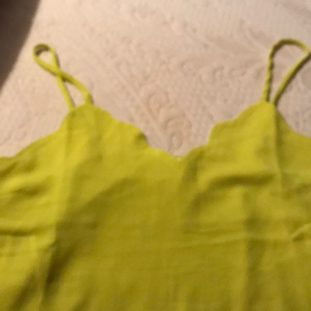 Scalloped dress top